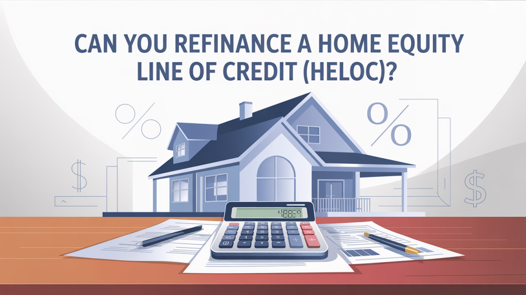Can You Refinance a Home Equity Line of Credit
