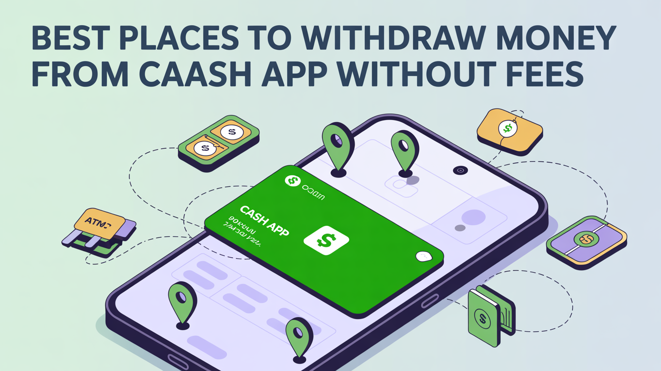 Best Places To Withdraw Money From Cash App Without Fees
