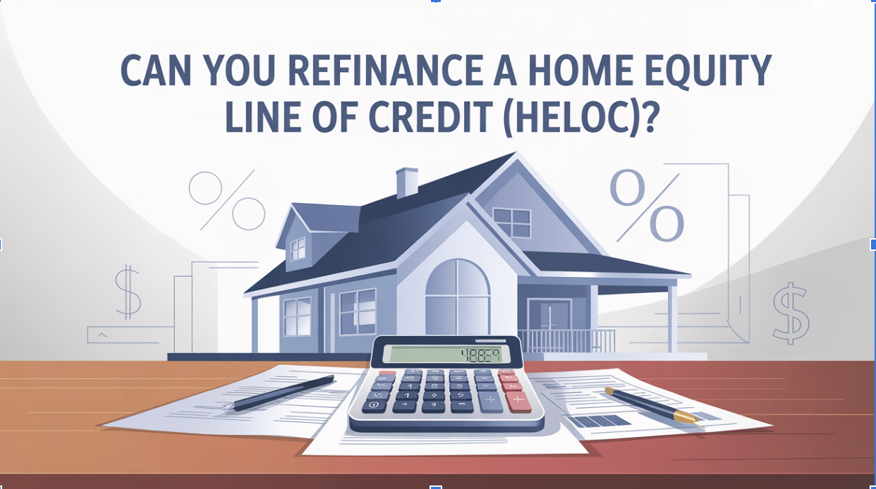 Can You Refinance a Home Equity Line of Credit