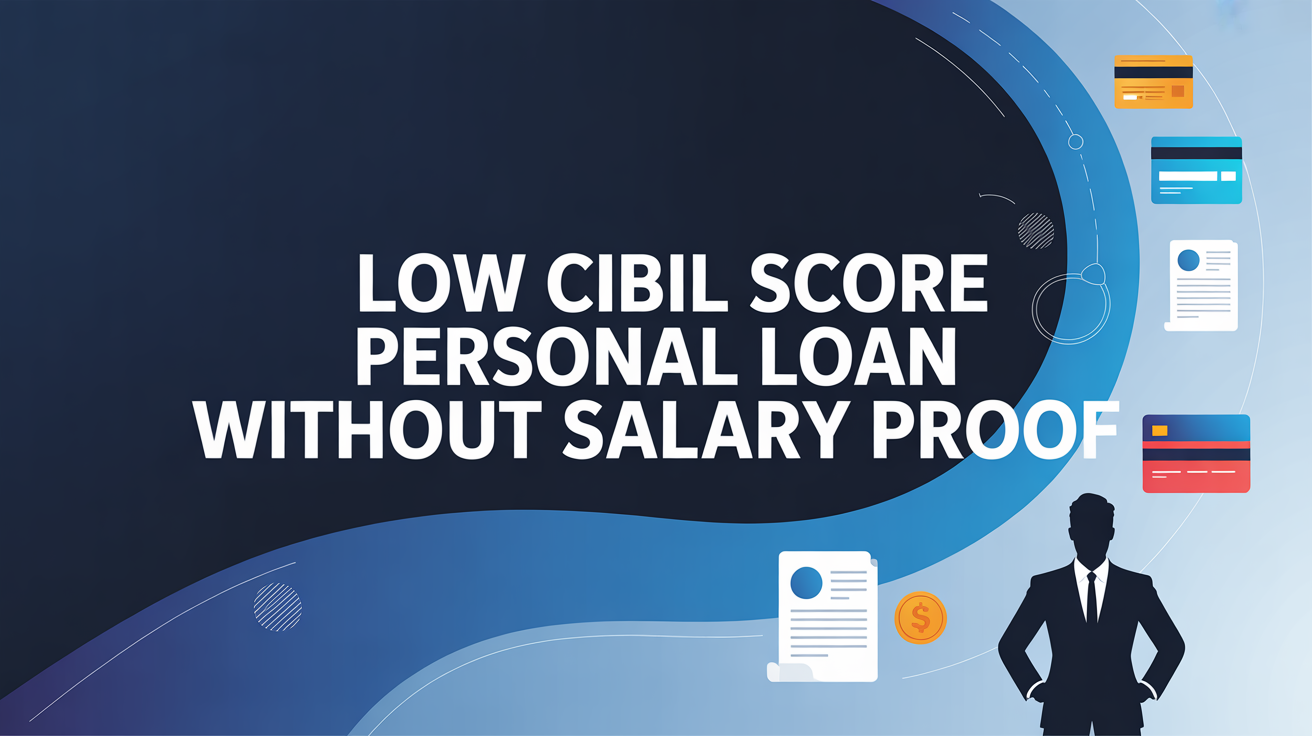 Low Cibil Score Personal Loan without Salary Proof