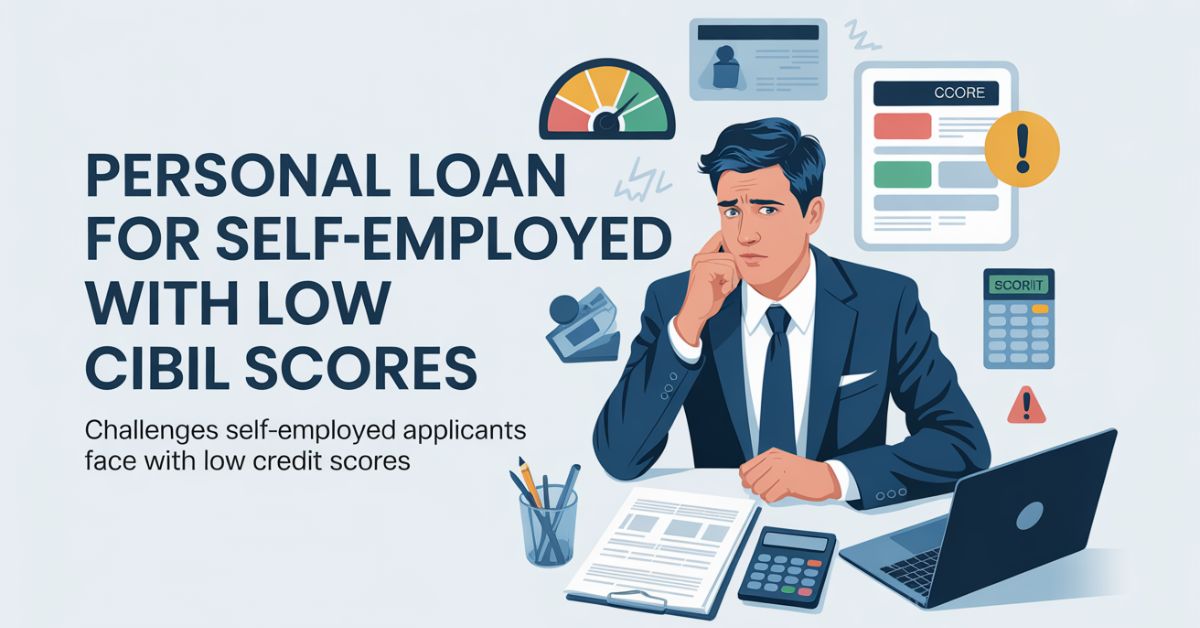 Personal Loan for Self-Employed With Low CIBIL Score